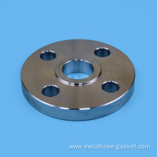 Flat welded plate flange PN6